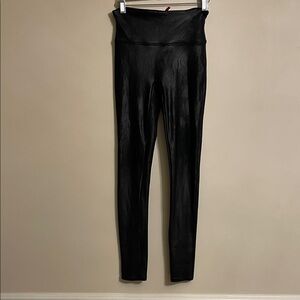 SPANX Glossy Black Leggings